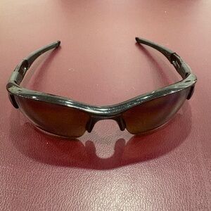 Oakley Black and Brown Men's Sunglasses